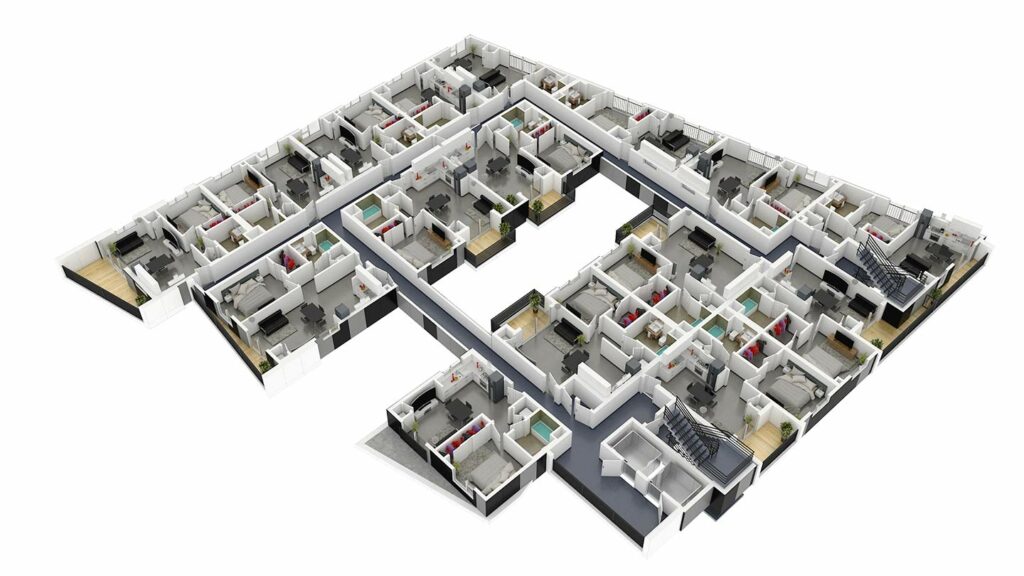 Mid City Flats Level 5 Floor Plan Layout